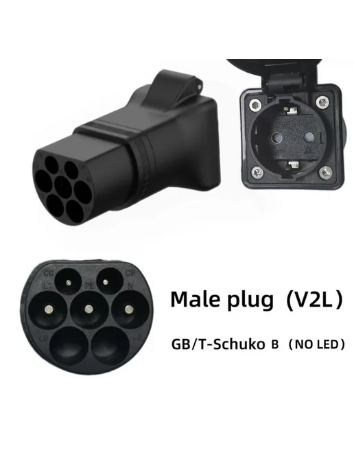 Адаптер GB T V2L 3.5 кВт, 2 л, фото 2