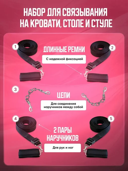 БДСМ комплект 14 секс игрушек 18+, БДСМ НАБОР 30 секс, фото 2