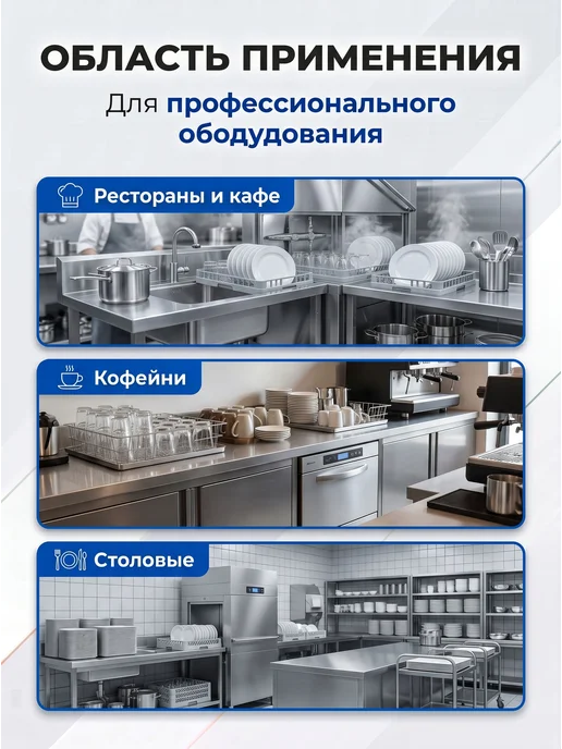 Щелочное моющее средство для мытья посуды в ПММ и мытья REVA, вариант, фото 2