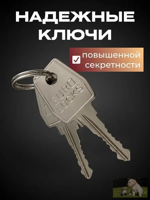 Почтовый врезной замок с цилиндровым механизмом, сталь, вариант, фото 2