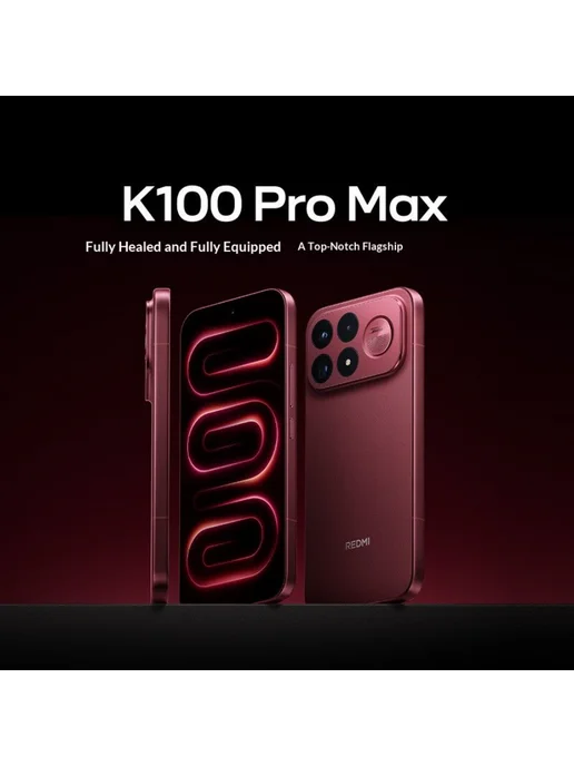 Смартфон Xiaomi Redmik100promax 12/256 ГБ, синий, фото 2