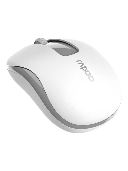 Rapoo Мышь беспроводная бесшумная M10 Plus белая, белый, фото 3