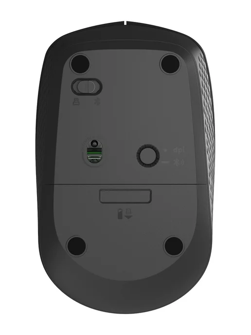 Rapoo Мышь беспроводная бесшумная M100 Silent тёмно-серая, серый, фото 5