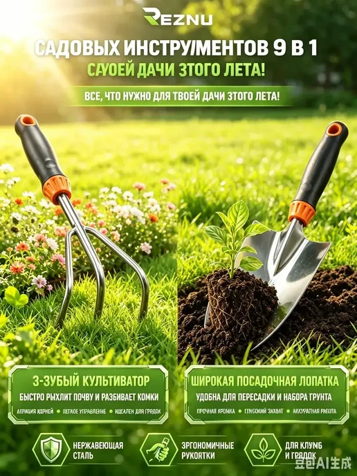 Многофункциональный шпатель для огорода, вариант, фото 2