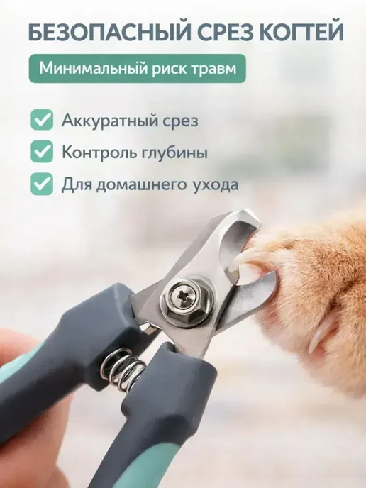 FranklinMIX Когтерезка для кошек собак ножницы, серый, фото 2