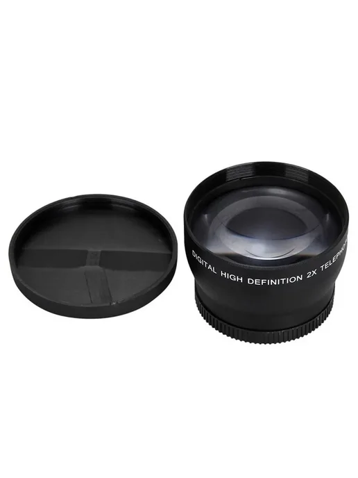 Телеобъектив 52 мм 2x для Nikon 18-55 55-200 мм, вариант, фото 4