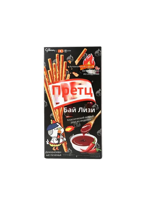 Печенье-палочки Pretz с острым соусом Samyang, классический, вариант, фото 2
