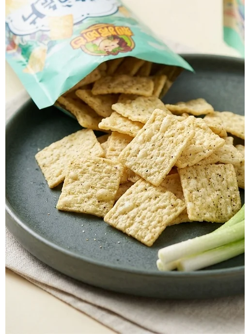 Чипсы из ямса Yam Chips со вкусом зеленого лука, 20 г, 20 г, фото 2