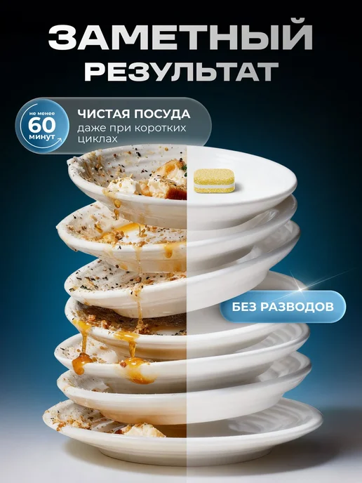 Таблетки для посудомоечной машины SMART FOX 100 шт, цит, 100 шт, фото 2