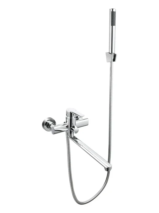 Grohe Смеситель для ванны с душем настенный однорычажный G610, серый, фото 8