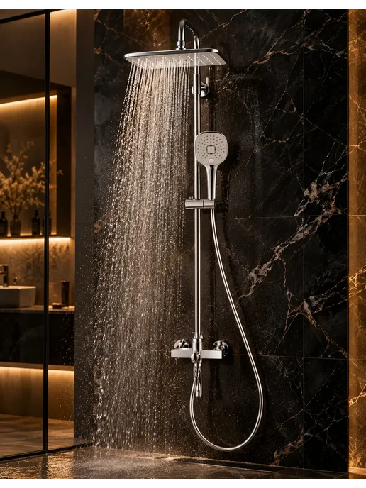 Grohe Четырехфункциональная душевая система G958, серый, фото 3