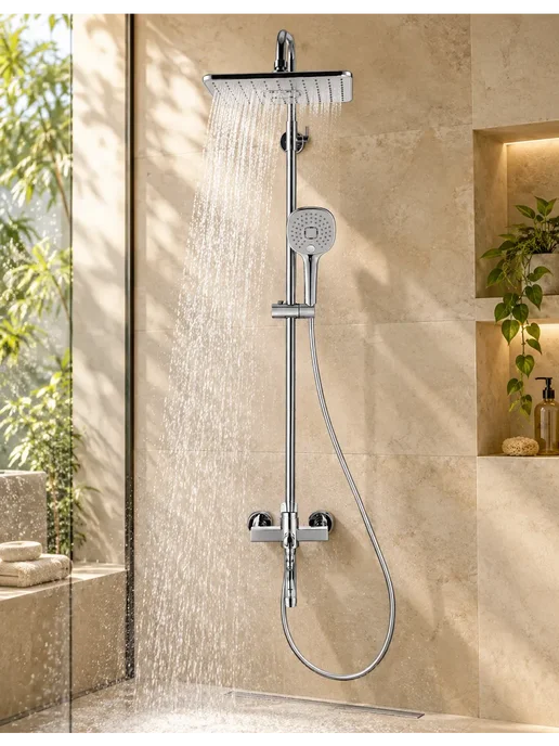 Grohe Четырехфункциональная душевая система G958, серый, фото 7