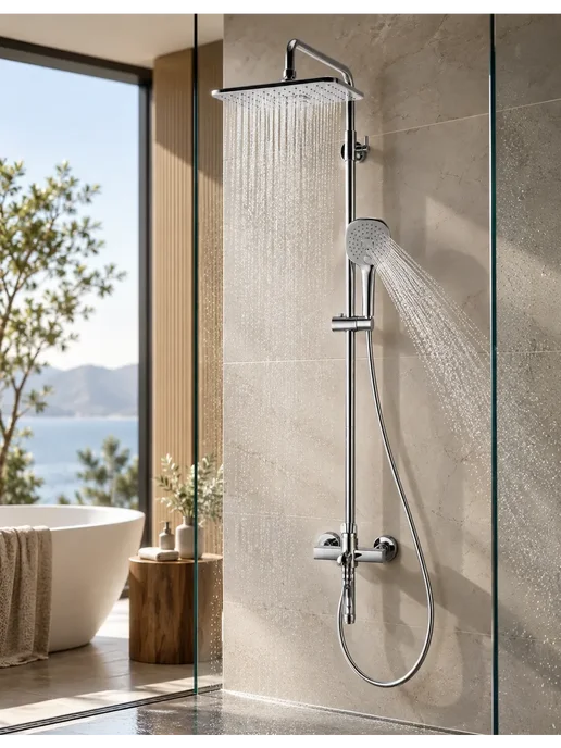 Grohe Четырехфункциональная душевая система G958, серый, фото 8