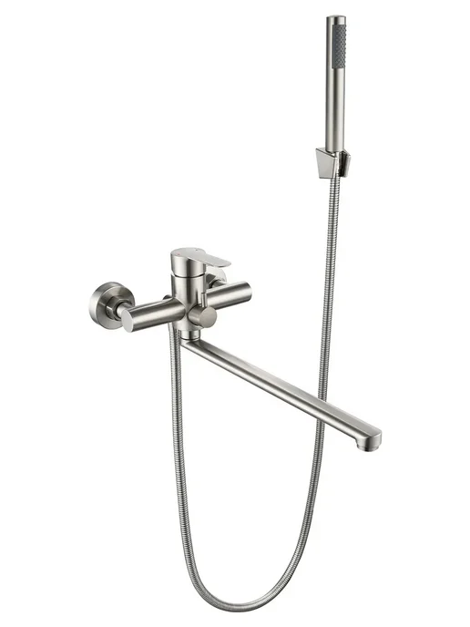 Grohe Смеситель для ванны с душем настенный однорычажный G603, серый, фото 8