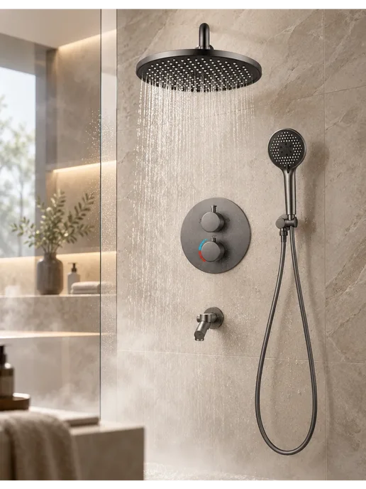 Grohe Душевой комплект серый G940, серый, фото 3