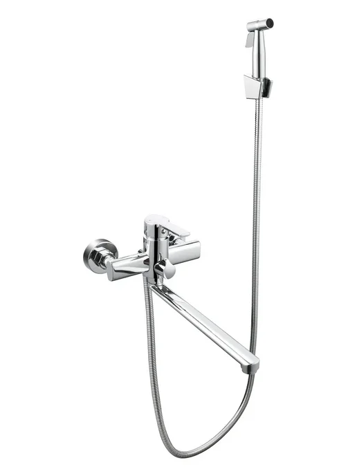 Grohe Смеситель для ванны с душем настенный однорычажный G613, серый, фото 7