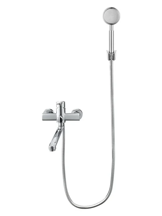 Grohe Смеситель для ванны с душем настенный однорычажный G616, серый, фото 8