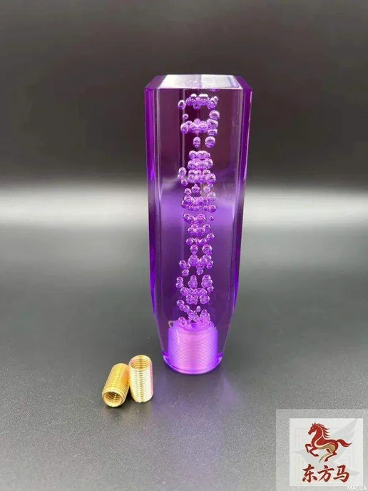 Ручка КПП фиолетовая, 15 см, резьба М12х1,25, 12x1.25, фото 2