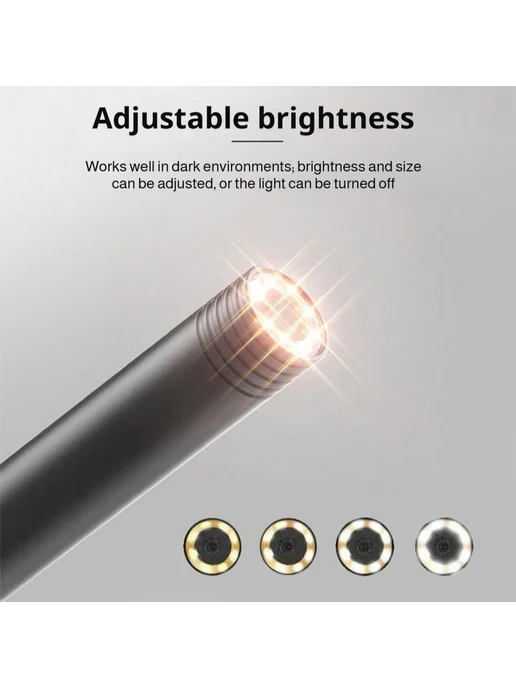 Видеоэндоскоп Type-C с подсветкой 6 LED, вариант, фото 8