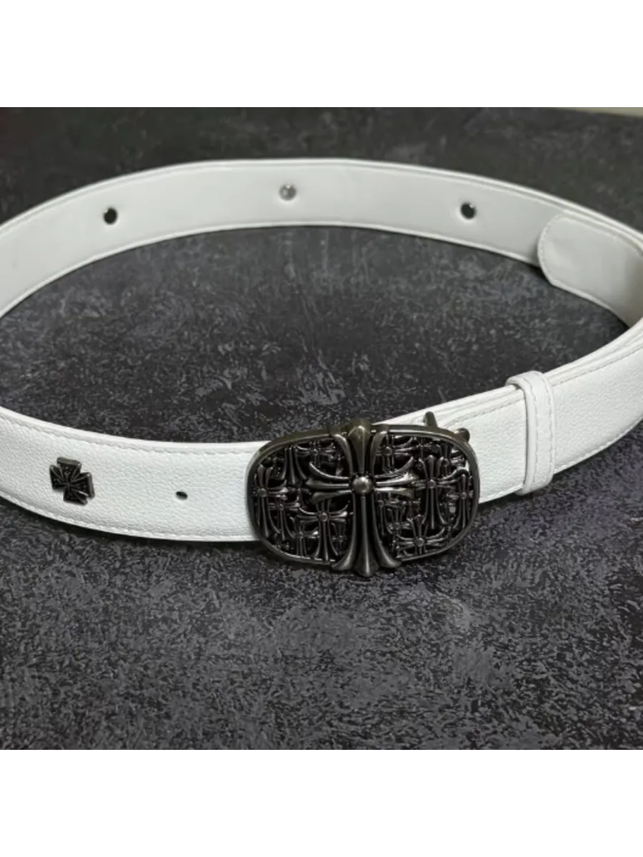 Ремень из экокожи Chrome Hearts 110 см — фото 2
