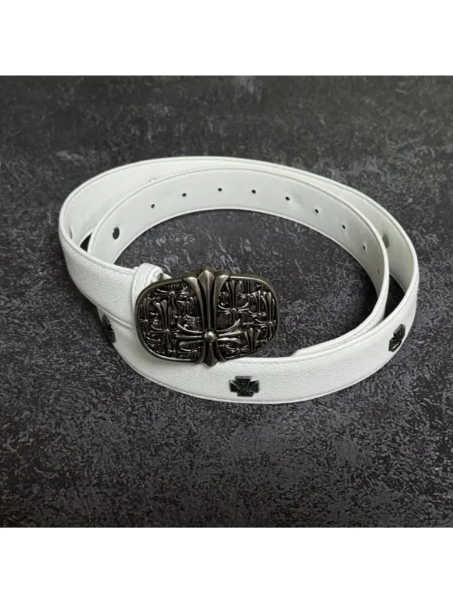 Ремень из экокожи Chrome Hearts 110 см — фото 6