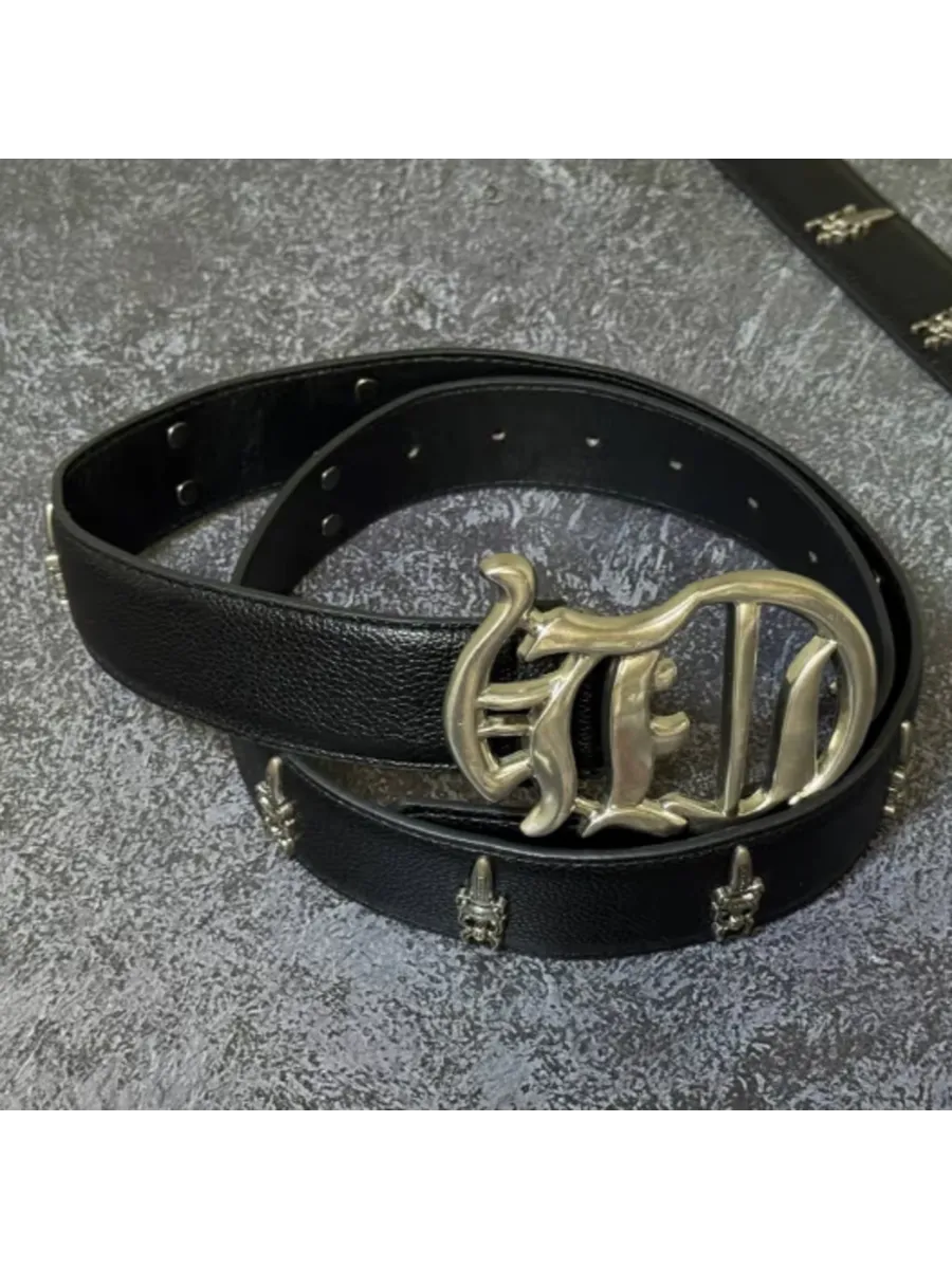 Ремень из экокожи Chrome Hearts 110 см — фото 1