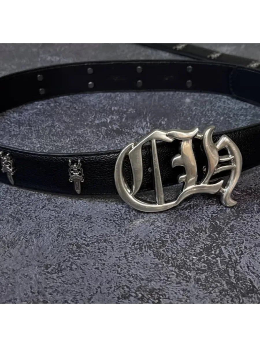 Ремень из экокожи Chrome Hearts 110 см — фото 2