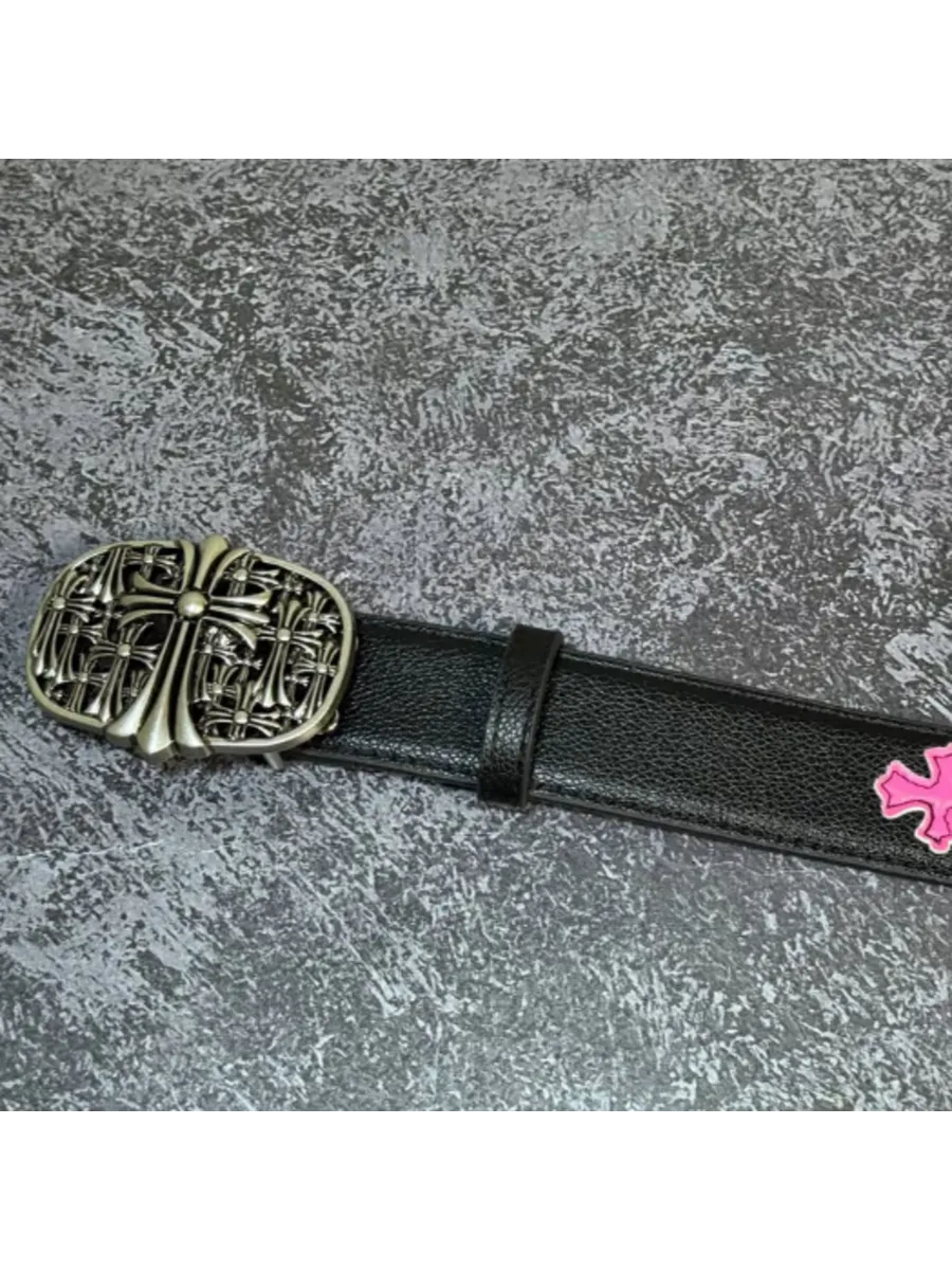 Ремень из экокожи Chrome Hearts 115 см — фото 3