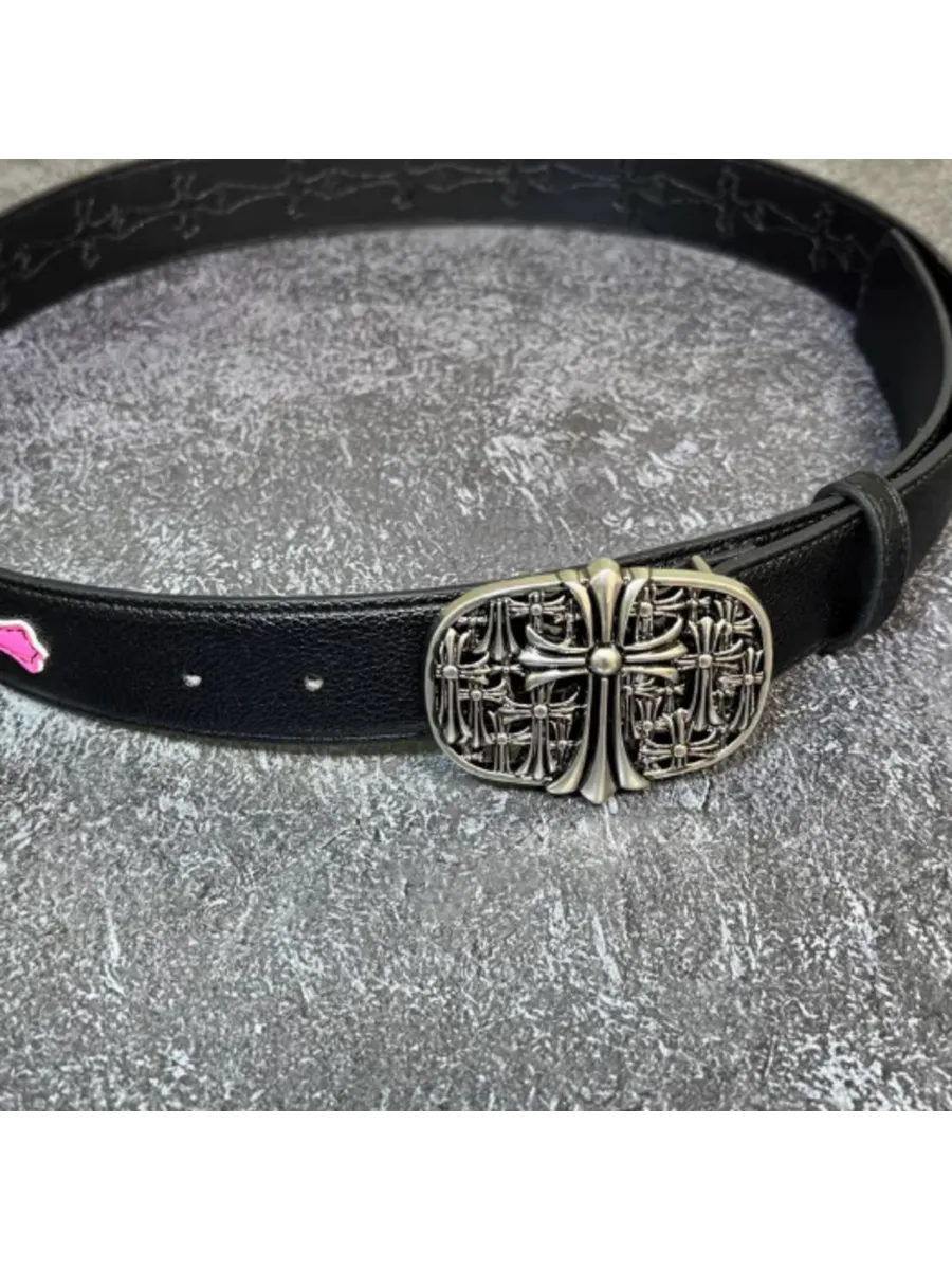 Ремень из экокожи Chrome Hearts 115 см — фото 6