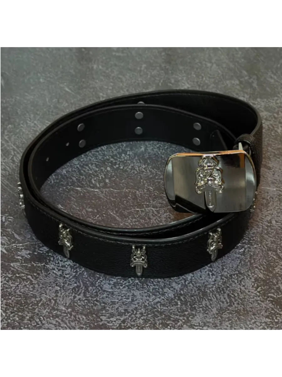 Ремень из экокожи Chrome Hearts 110 см — фото 1