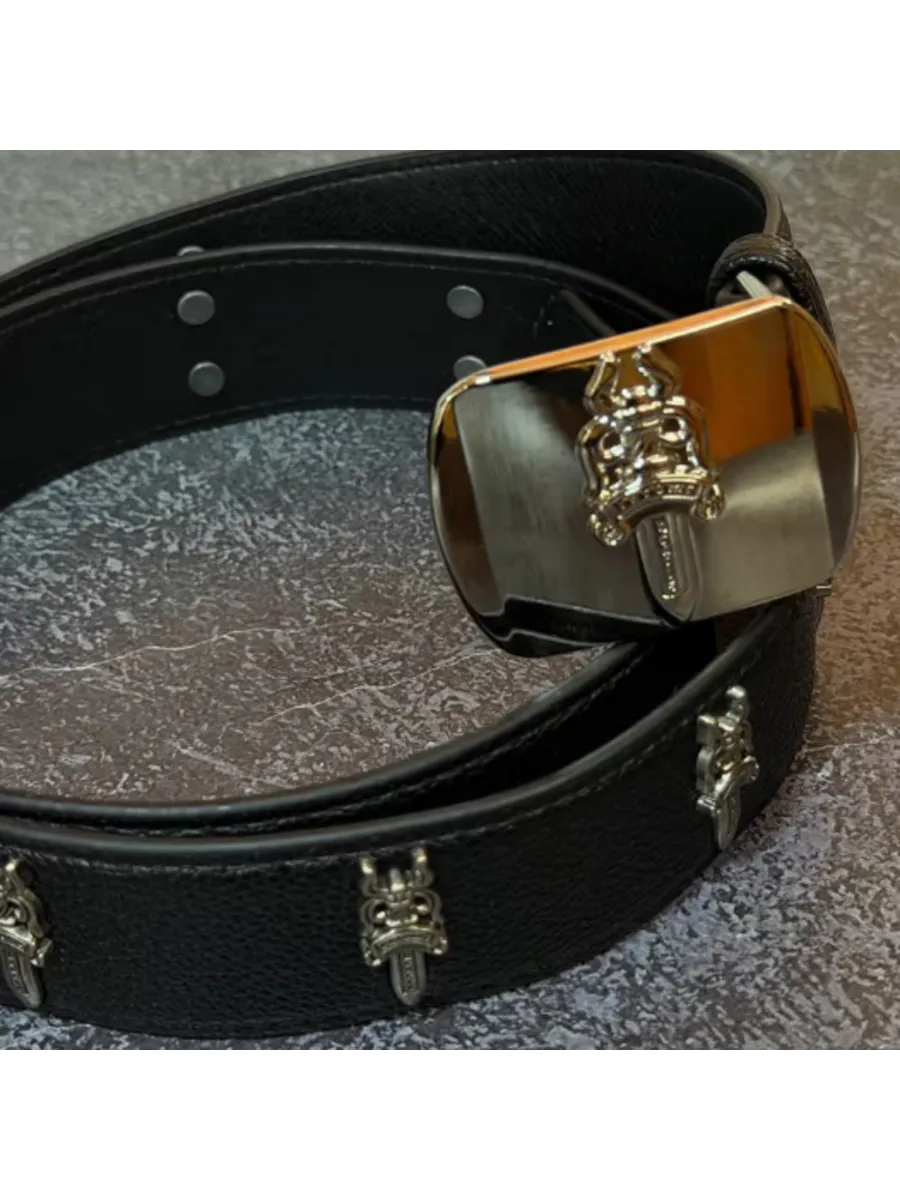 Ремень из экокожи Chrome Hearts 110 см — фото 2