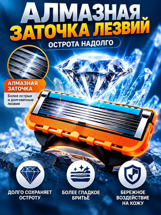 Сменные кассеты Mens5 для бритвенных станков совместимы c 8, вариант, фото 2