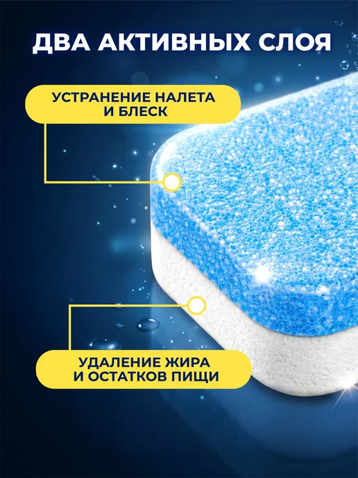 Таблетки для посудомоечной машины, 100 шт, 100 шт, фото 3