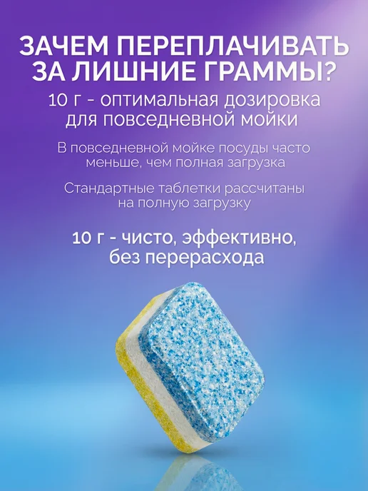 Таблетки для посудомоечной машины Frau Schmidt Compact, вариант, фото 2
