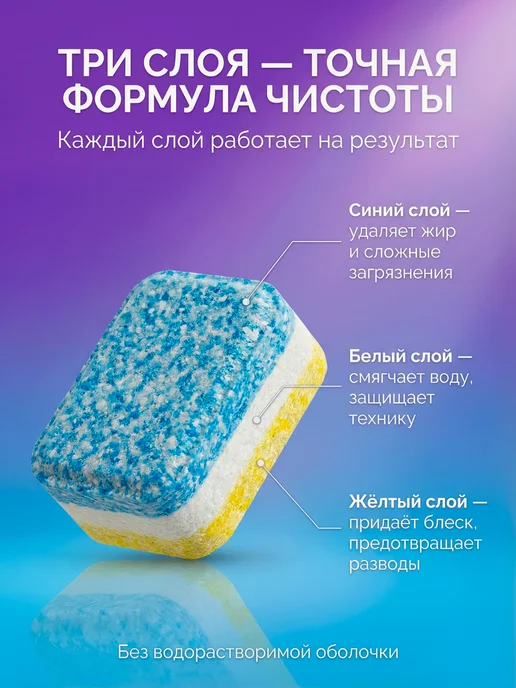 Таблетки для посудомоечной машины Frau Schmidt Compact, вариант, фото 6