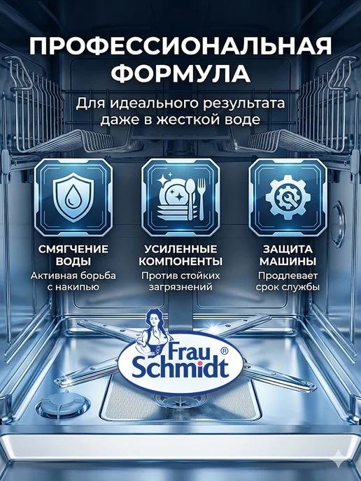 Таблетки для посудомоечной машины "Все в 1", 40 шт, 40 шт, фото 4