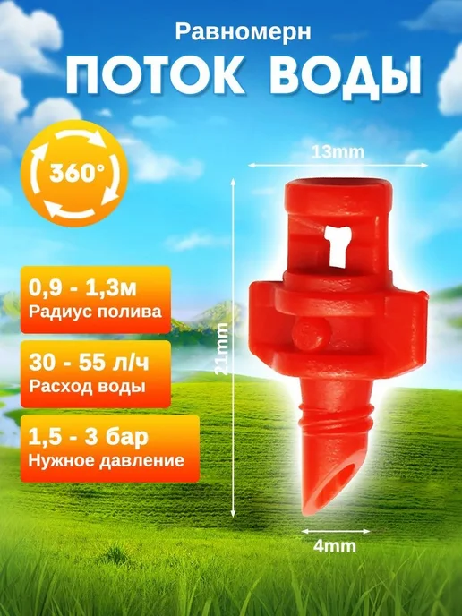 Капельница для капельного полива,Пластик, вариант, фото 2