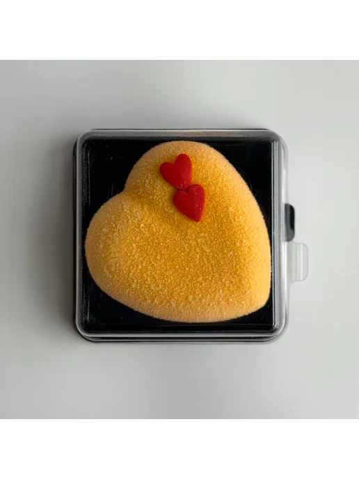 Dessert Fantasy Мороженое-пирожное Сердечко тропическое, 80 г, 1 порция, 80 г, фото 2