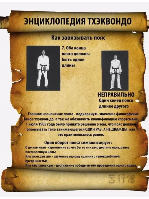 Пояс для единоборств, длина 160 см, вариант, фото 4