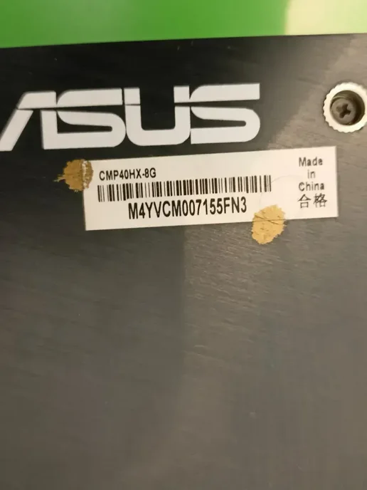 Asus Видеокарта Asus cmp 40hx, 8Gb, БУ, 8 ГБ, фото 4