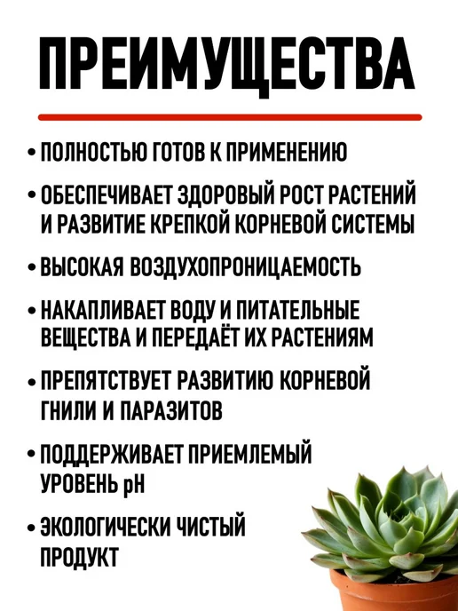 ТЕРРАМИН Грунт минеральный TERRAMIN для кактусов и суккулентов 1 л, 1 л, фото 5