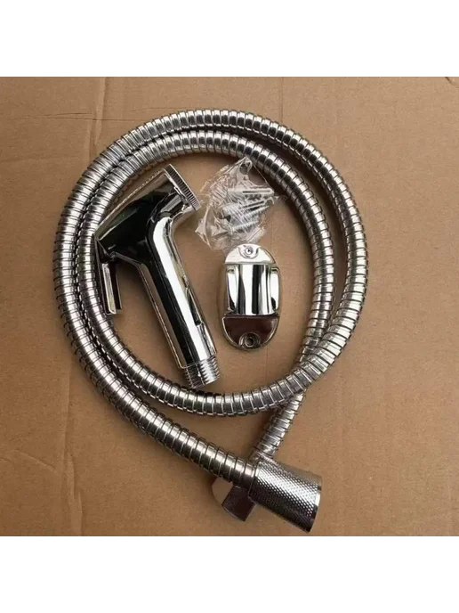 Нет бренда Ручной душ для биде из ABS-пластика Spring Hose 3Pcs, 1.2m Base, фото 5
