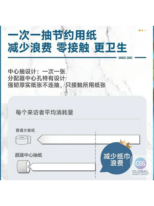 Нет бренда Диспенсер для бумаги, белый, с держателем, без сверления, белый, фото 3