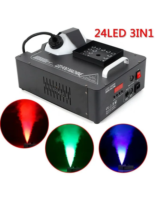Генератор дыма 1500W LED, 1500 Вт, фото 3