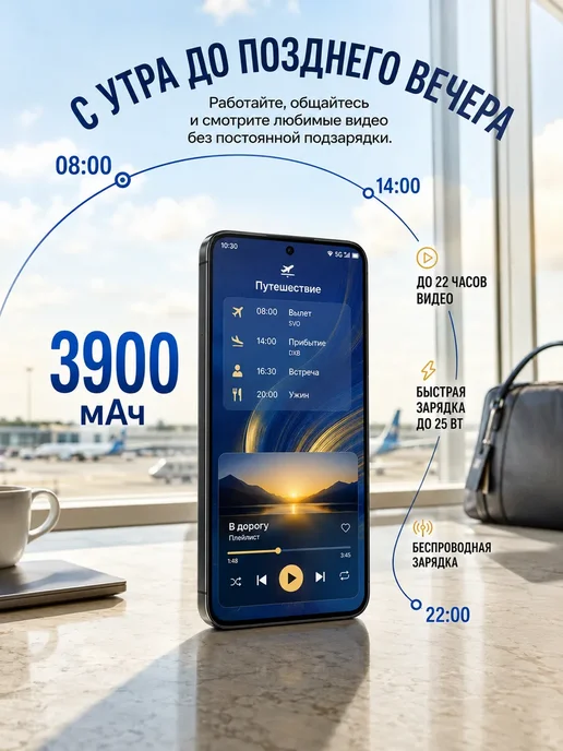 Смартфон Samsung S23 8/256 ГБ, черный, фото 8