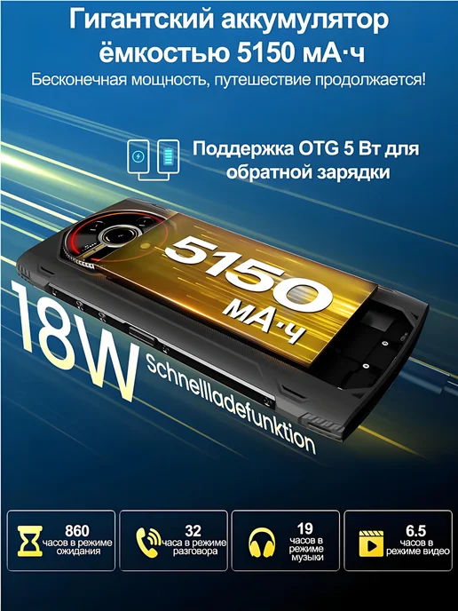 Смартфон LAGENIO Mobile Panther 2 Pro 24/24 ГБ, черный, фото 2