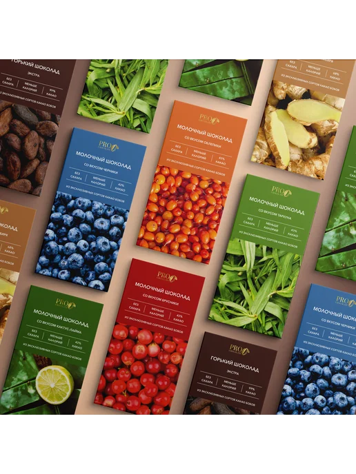 Шоколад молочный без сахара 43 Prochocolate со вкусом 50 гр, 50 г, фото 6