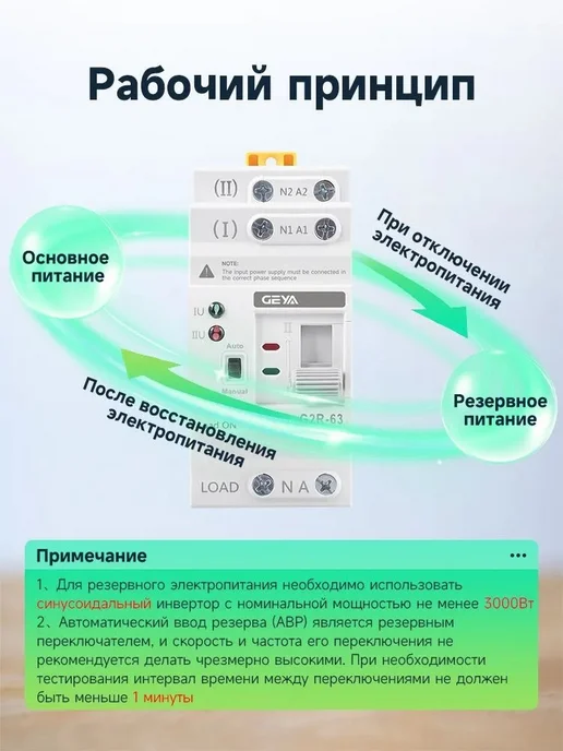 Автоматический вводной выключатель G2R, вариант, фото 2