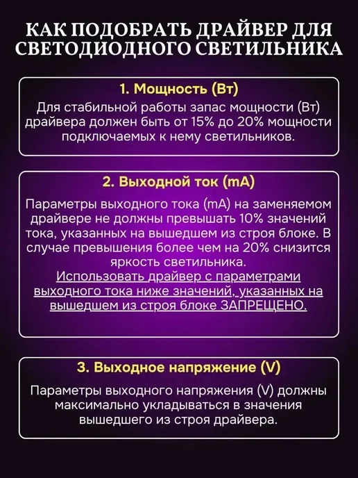 Драйвер 160 Вт для люстры, светильника с, 160 Вт, фото 7