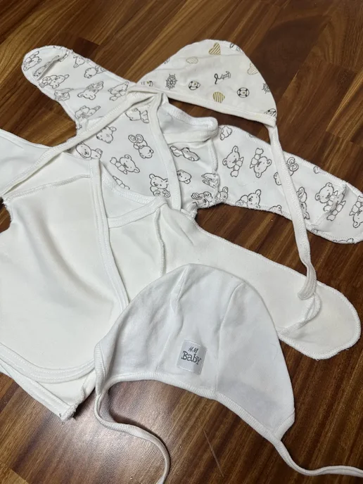 BABYWAY Распашонки для новорожденных, белый, фото 2